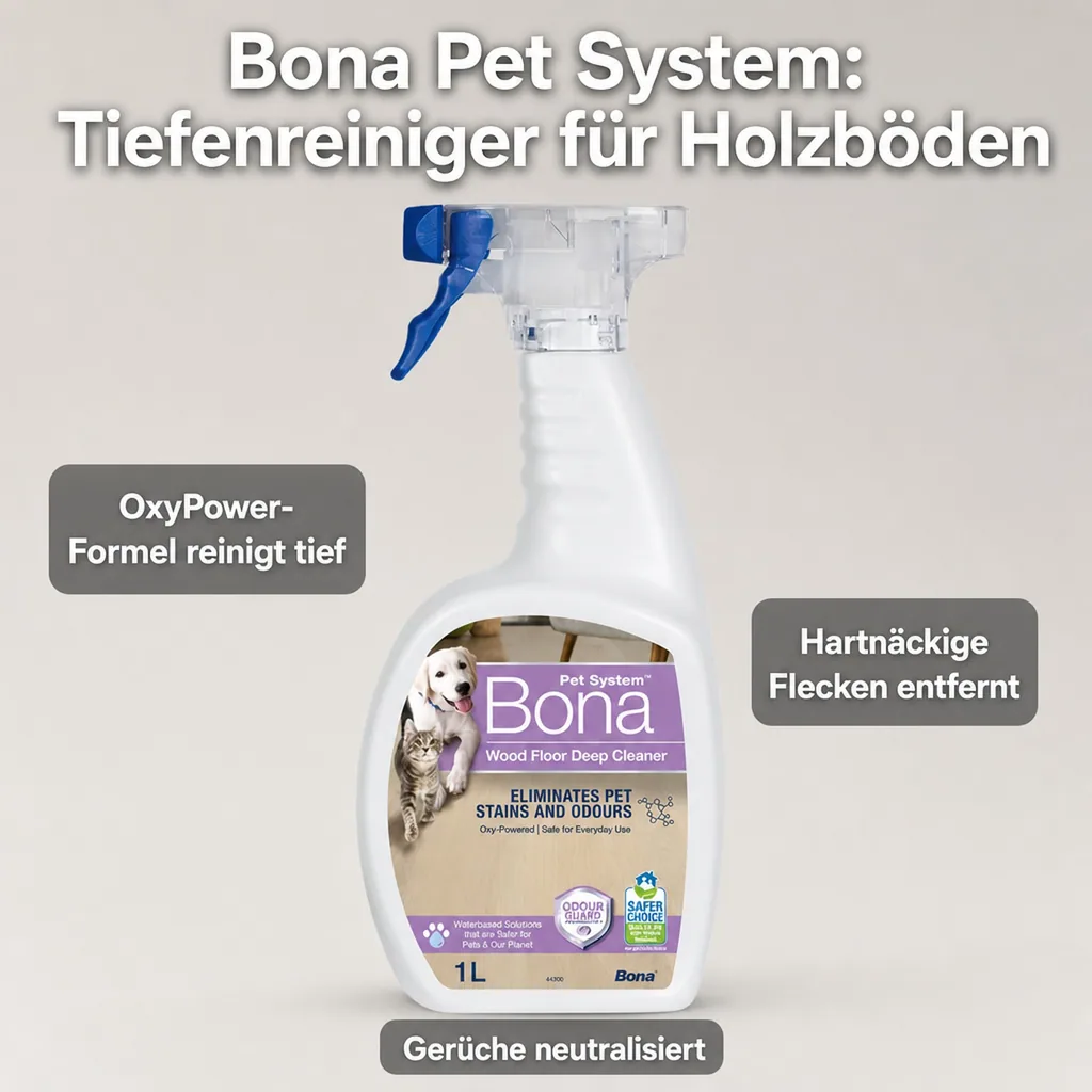 Bona Pet System Sprühreiniger für Holzböden