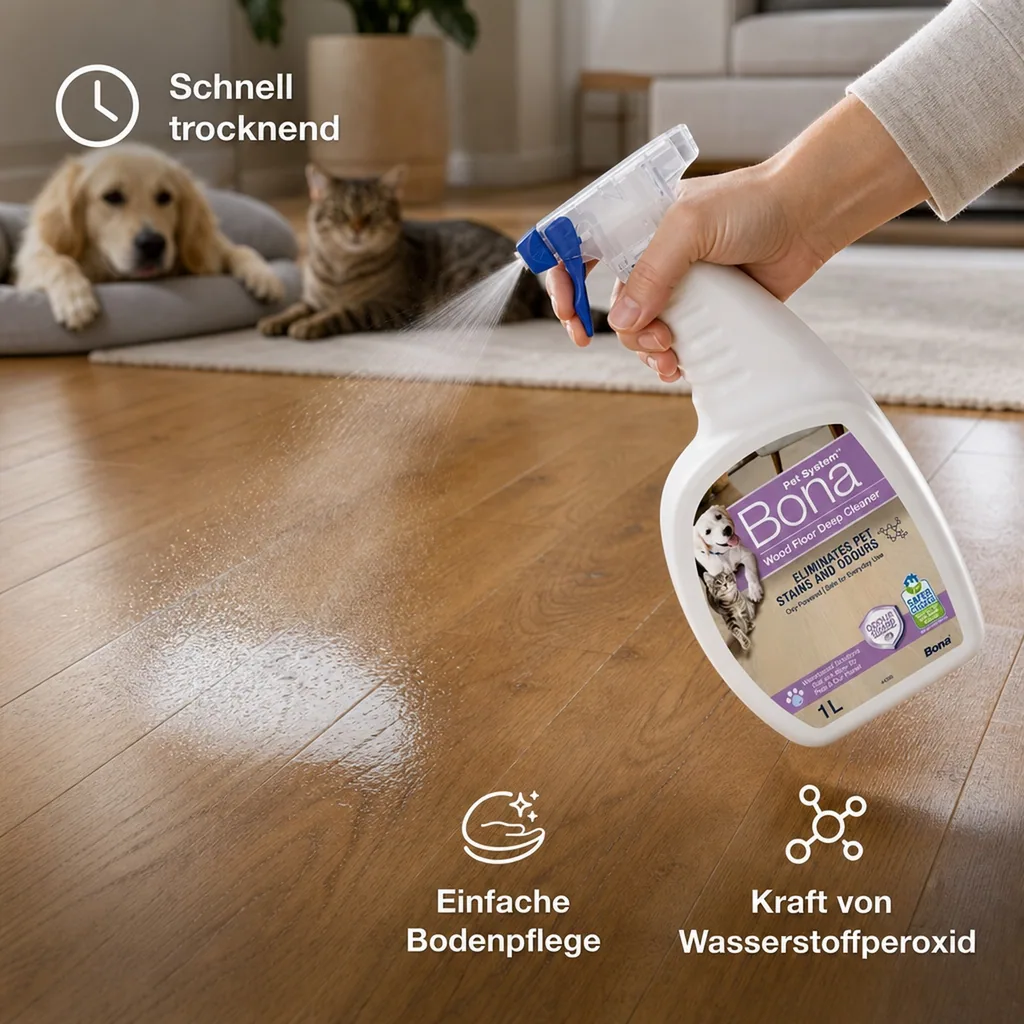 Bona Pet System Sprühreiniger für Holzböden