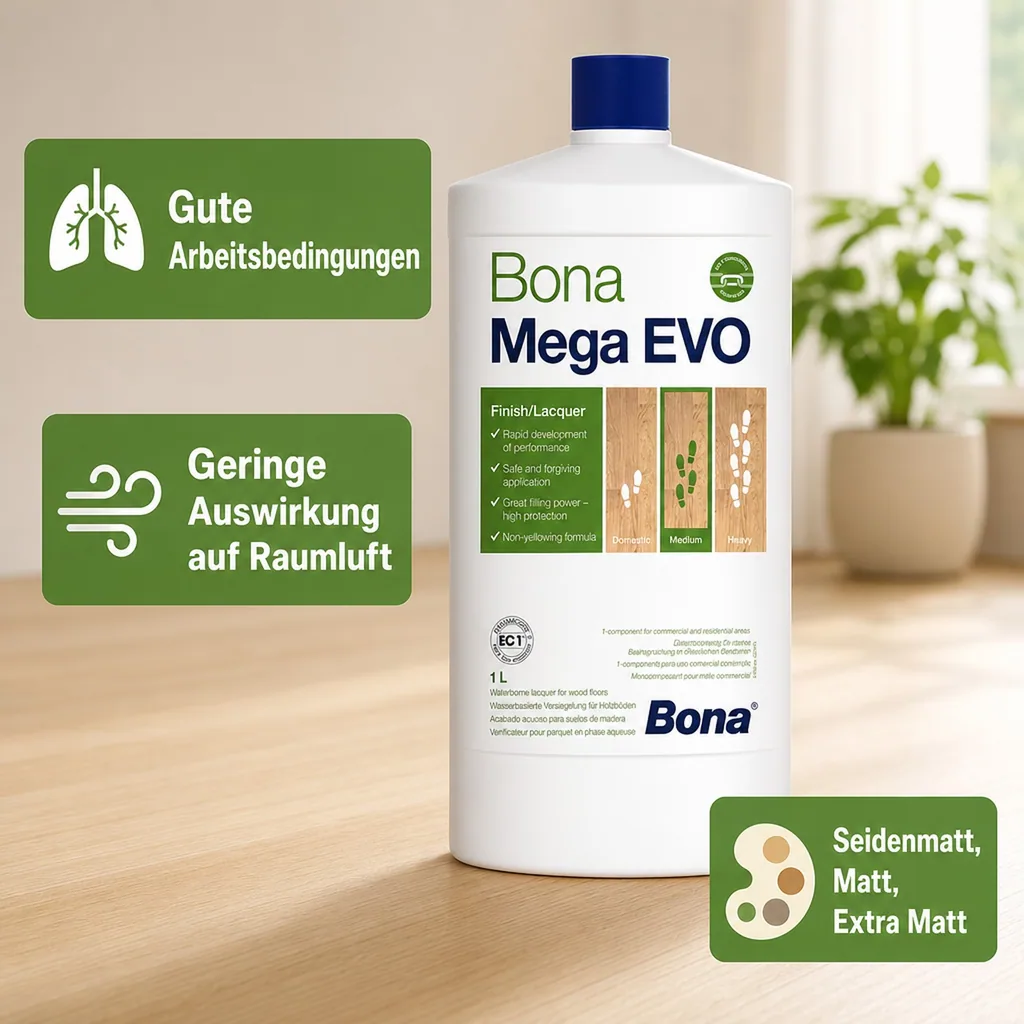 BONA MEGA EVO in verschiedenen Größengebinden