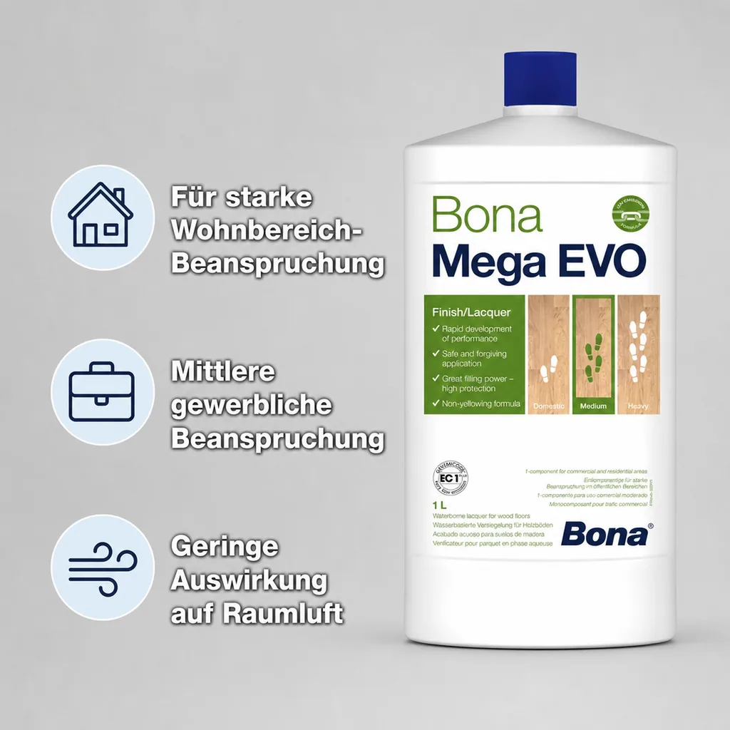 BONA MEGA EVO Extramatt 1 Liter