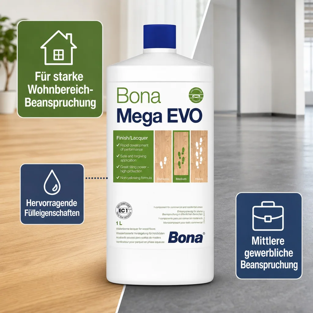 BONA MEGA EVO Extra Matt 1 Liter
