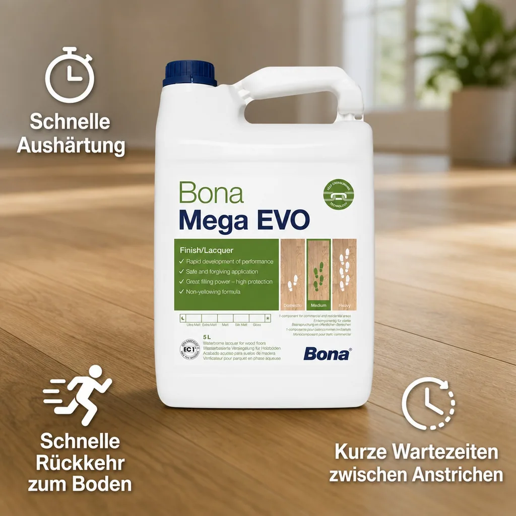 BONA MEGA EVO Halbmatt 5 Liter