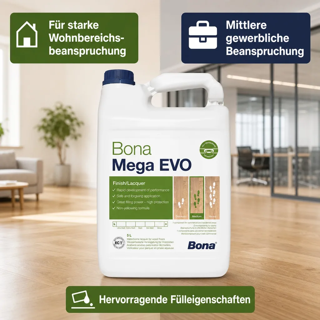 BONA MEGA EVO Halbmatt 5 Liter