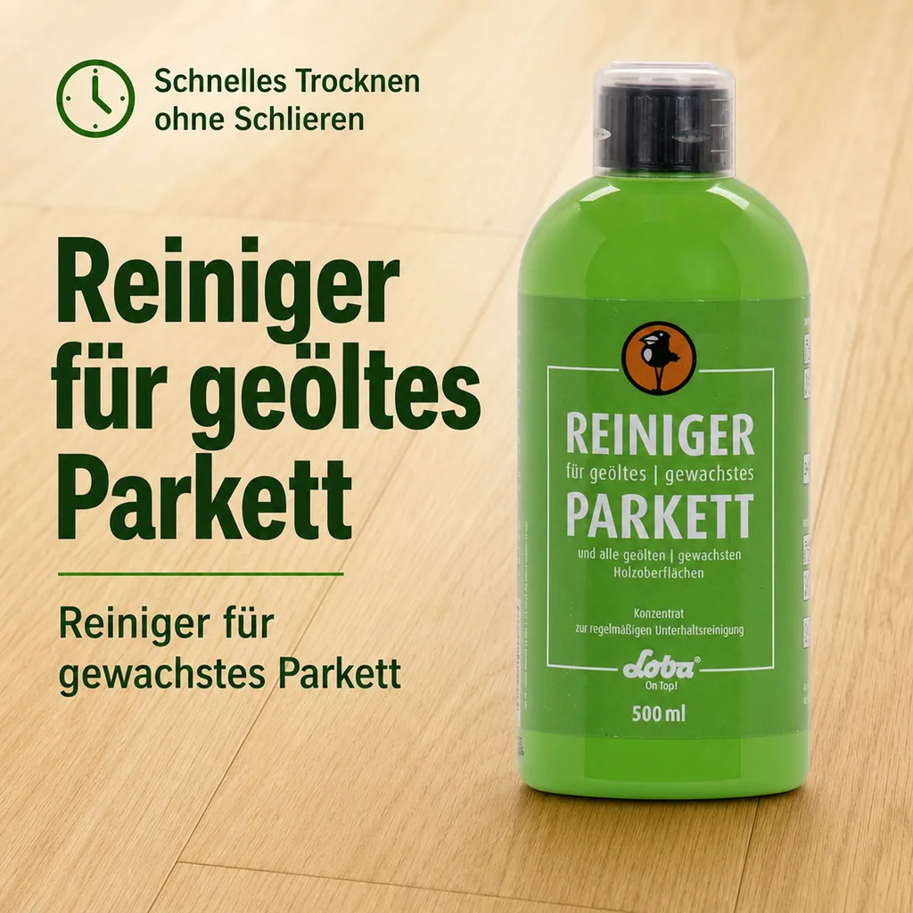 Loba Home Reiniger für geöltes u. gewachstes Parkett 500 ml