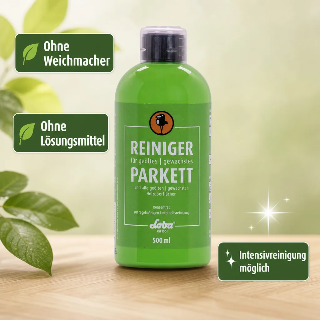 Loba Home Reiniger für geöltes u. gewachstes Parkett 500 ml