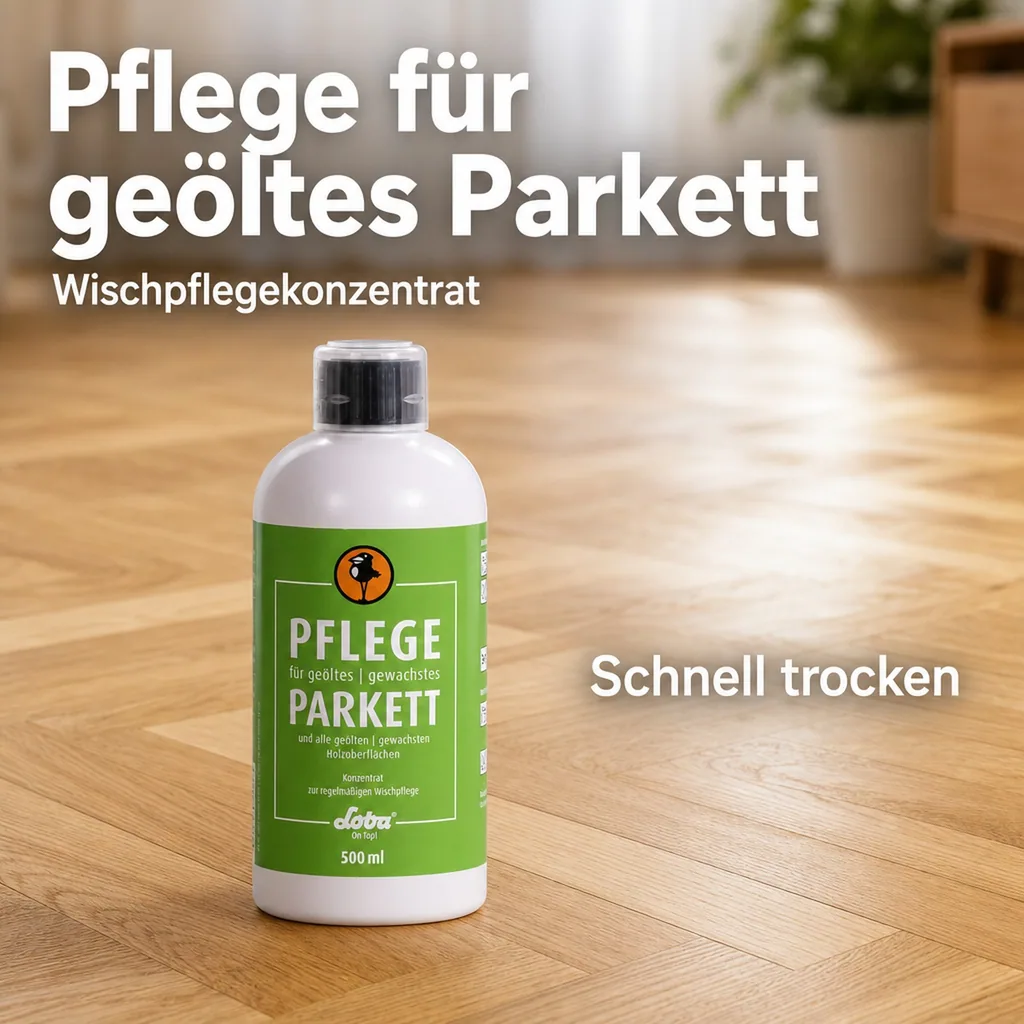 Loba Home Pflege für geöltes u. gewachstes Parkett 500 ml