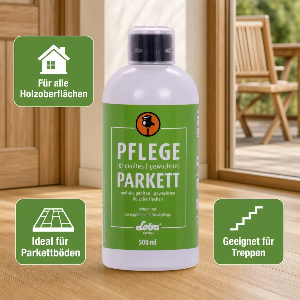 Loba Home Pflege für geöltes u. gewachstes Parkett 500 ml