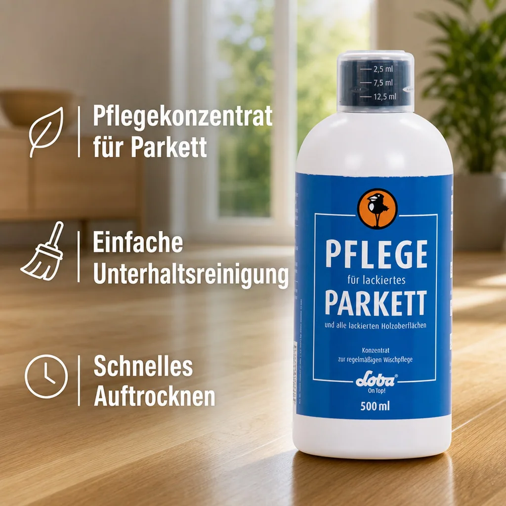 Loba Home Pflege für lackiertes Parkett 500 ml