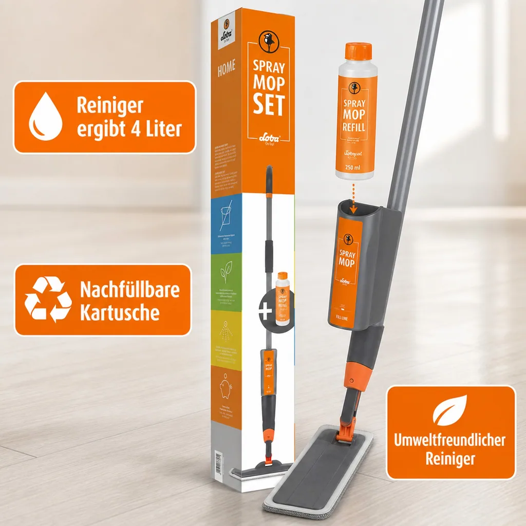 Loba Spray Mop Set,  Sprühwischer  für  alle Fussböden