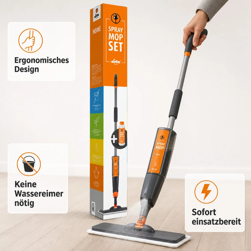 Loba Spray Mop Set,  Sprühwischer  für  alle Fussböden