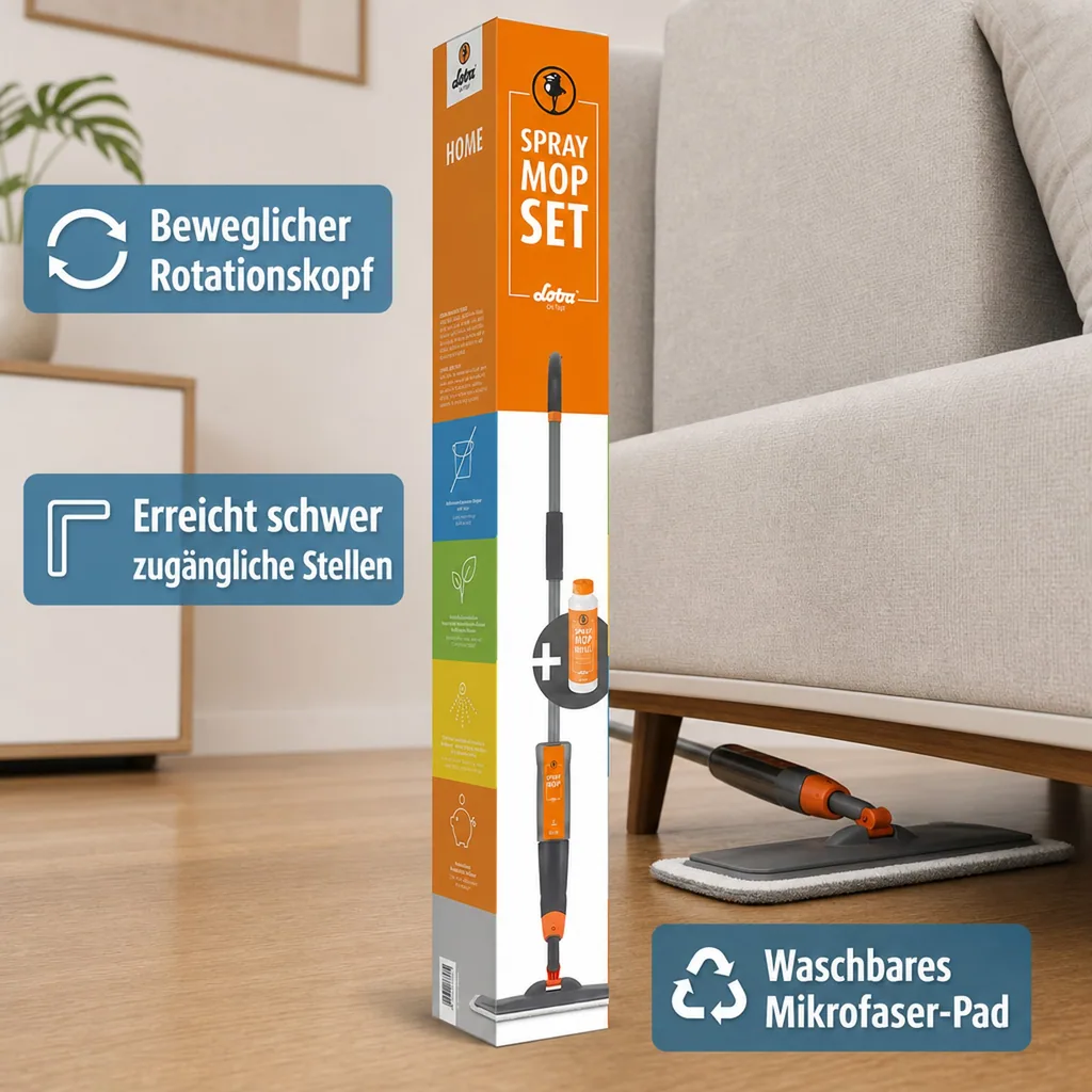 Loba Spray Mop Set,  Sprühwischer  für  alle Fussböden
