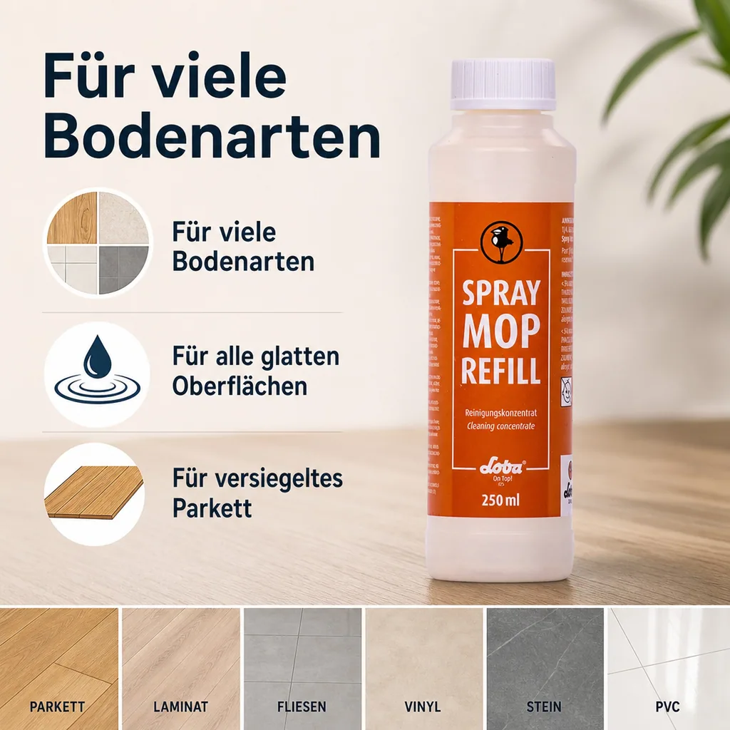Loba Spray Mop Refill 250 ml