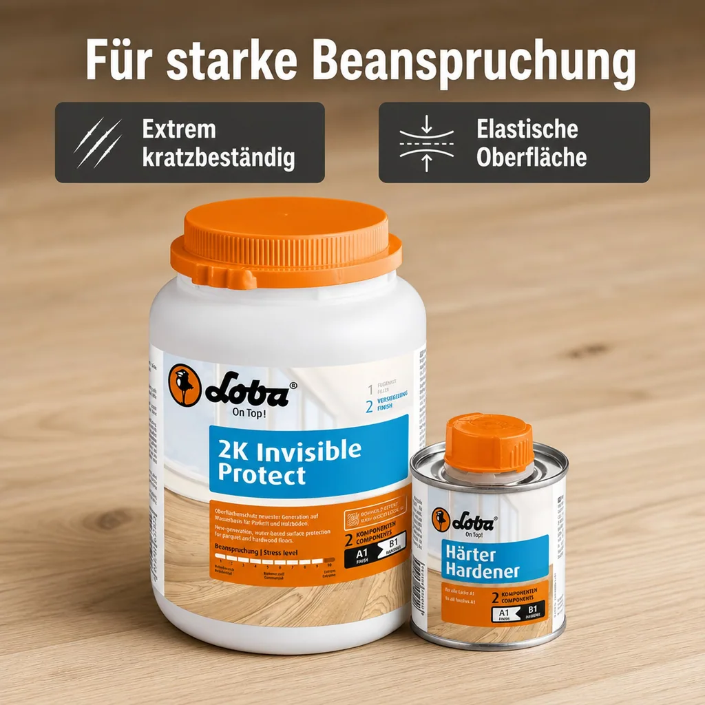 LOBA 2K InvisibleProtect A.T. Parkettlack 1 kg