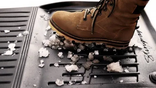 Gummifußmatten Auto 3D für KIA Optima (TF) (2010-2015), passgenau, Polyurethan, geruchlos, erhöhter Rand