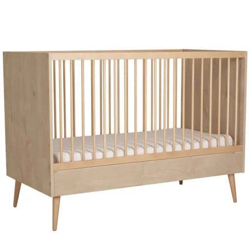 Quax Cocoon Babybett Eiche natur Nachbildung 70 x 140