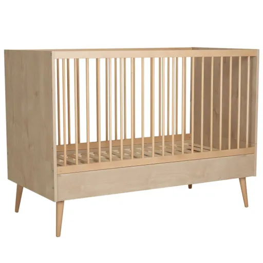 Quax Cocoon Babybett Eiche natur Nachbildung 70 x 140