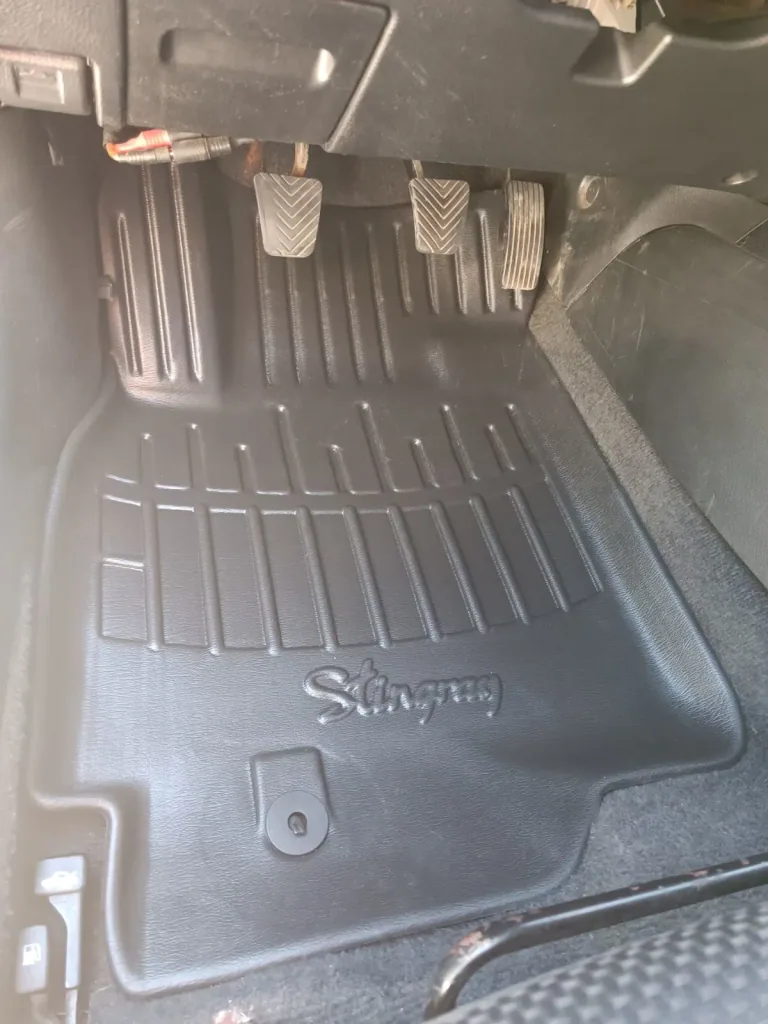 Gummifußmatten Auto, 3D Autofußmatten für MITSUBISHI Lancer X (2007-2015), passgenau