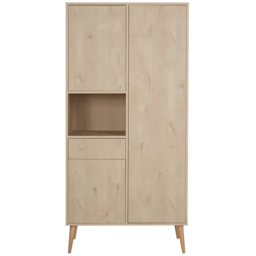 Quax Cocoon Kiste für Kleiderschrank Cocoon, Farbe Kiste: Nussbaum Nachbildung