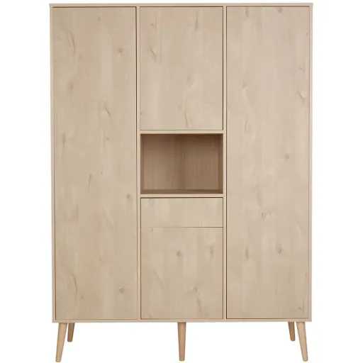 Quax Cocoon Kiste für Kleiderschrank Cocoon, Farbe Kiste: Nussbaum Nachbildung