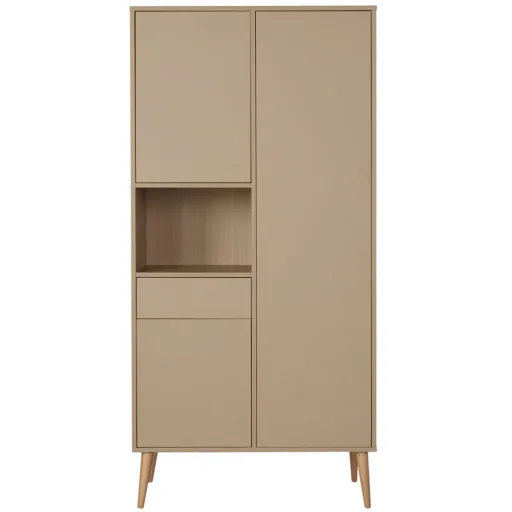 Quax Cocoon Kiste für Kleiderschrank Cocoon, Farbe Kiste: Nussbaum Nachbildung