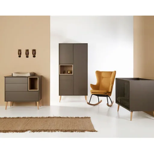 Quax Cocoon Kiste für Kommode Cocoon, Farbe Kiste: Nussbaum Nachbildung
