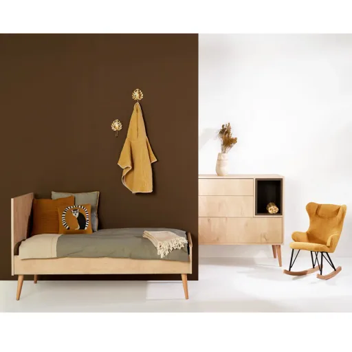 Quax Cocoon Kiste für Kommode Cocoon, Farbe Kiste: Moos braun/grün
