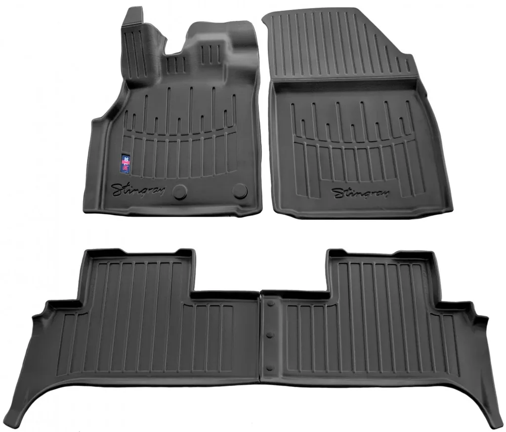 Gummifußmatten Auto 3D für Renault Grand Scenic (2009-2016), passgenau, Autofußmatten