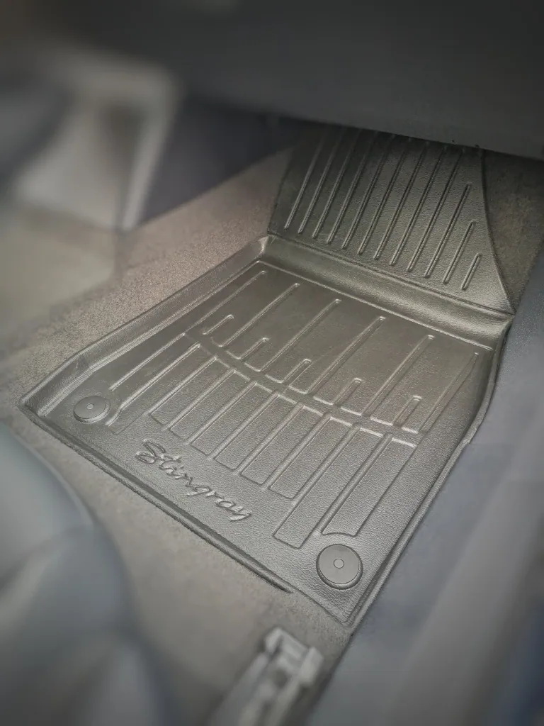 Fußmatten Auto, Gummimatten Auto 3D für SKODA ENYAQ iV (2021-...), passgenaue Autofußmatten