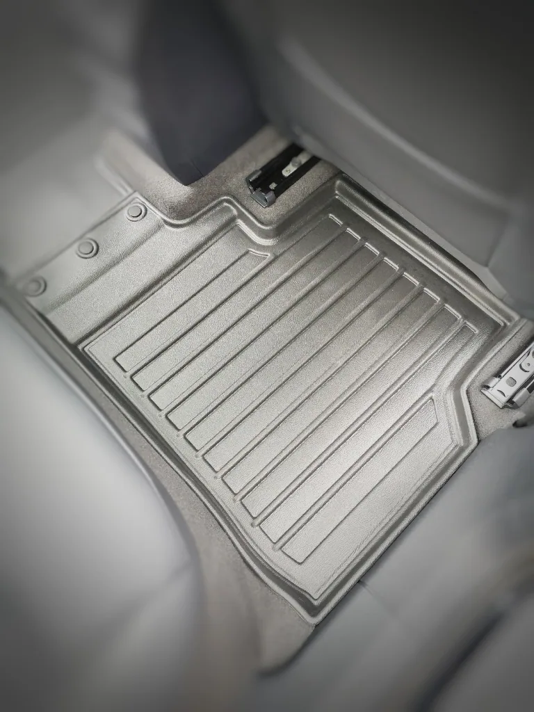 Fußmatten Auto, Gummimatten Auto 3D für SKODA ENYAQ iV (2021-...), passgenaue Autofußmatten