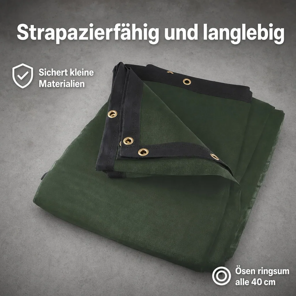 Anhänger Netz, Containernetz 2,3x2,3m, Feinmaschig und Reißfest
