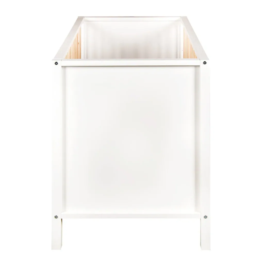 Quax Babybett - Nordic 120 x 60 cm, Farbe: Stone Weiß Naturel