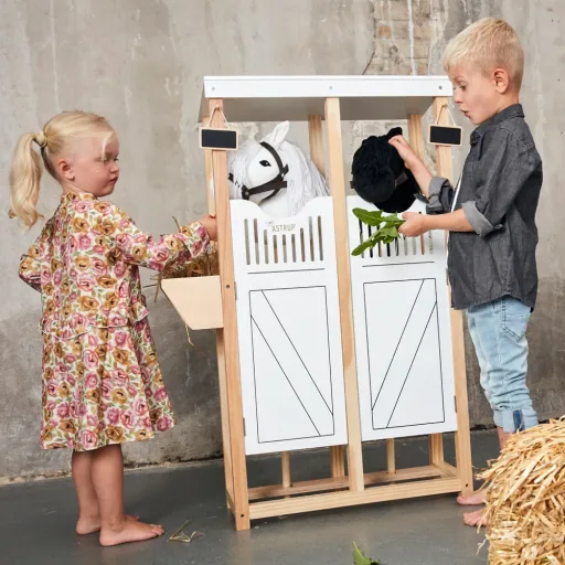 by Astrup Hobby Horse Steckenpferd weiss