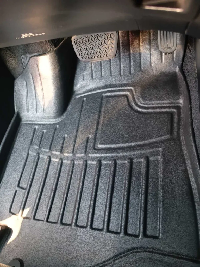 Gummifußmatten Auto für TOYOTA Highlander (XU40) (2008-2013), 3D, passgenau, hoher Rand, Polyurethan