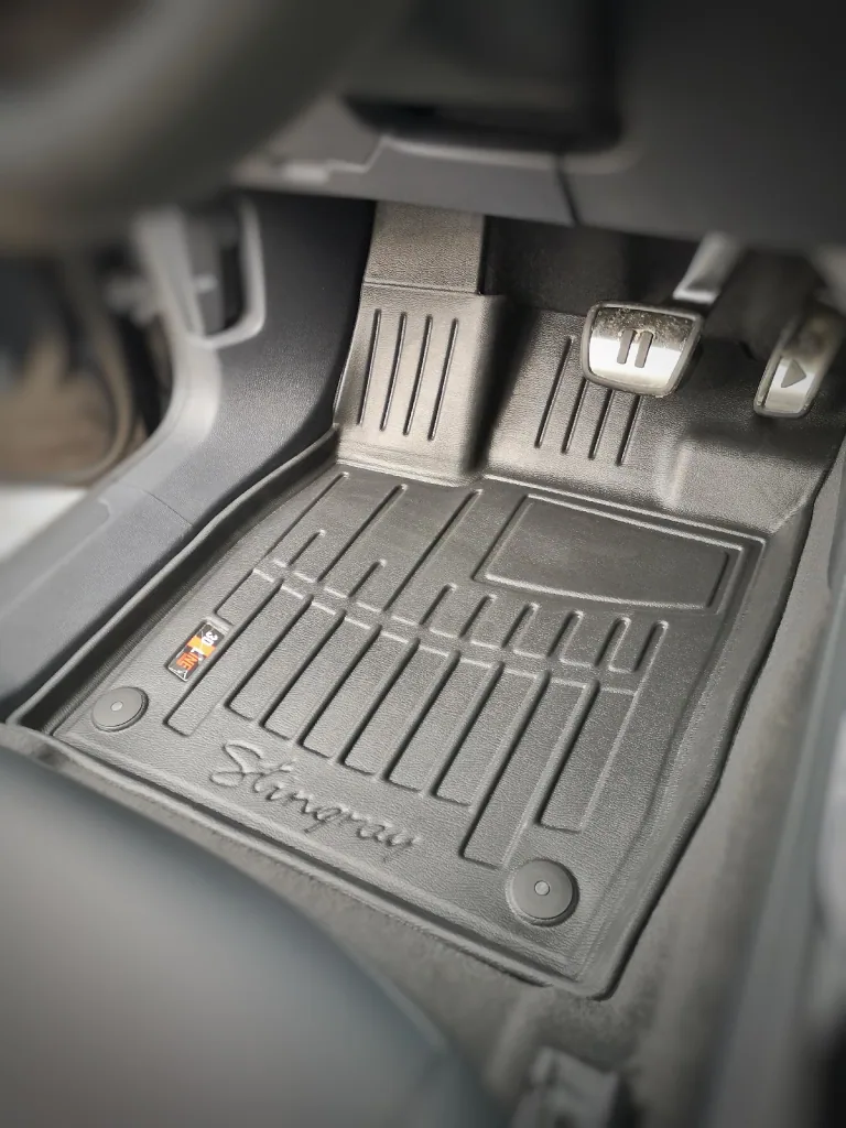 Fußmatten Auto, Gummimatten Auto 3D für VOLKSWAGEN ID.5 (2021-...), passgenaue Autofußmatten