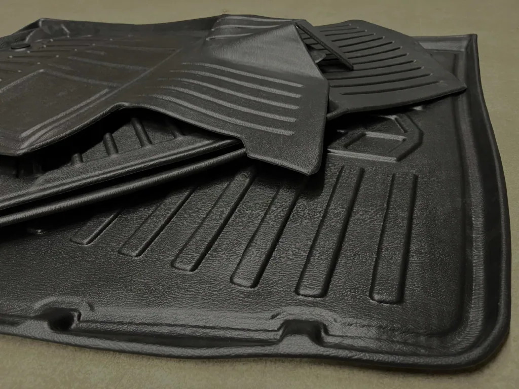 Fußmatten Auto Set, Gummimatten 3D für Passat B6 (2005-2010), passgenau, rutschfest, Polyurethan