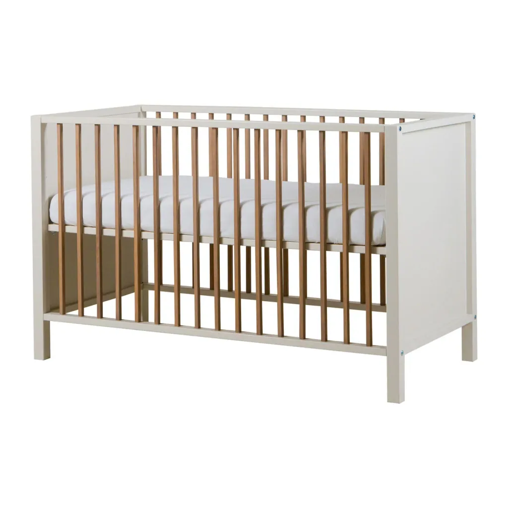 Quax Babybett - Nordic 120 x 60 cm, Farbe: Stone Lehm Natur