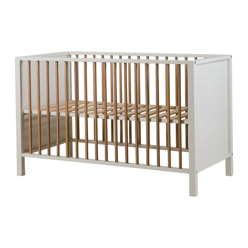Quax Babybett - Nordic 120 x 60 cm, Farbe: Stone Lehm Natur