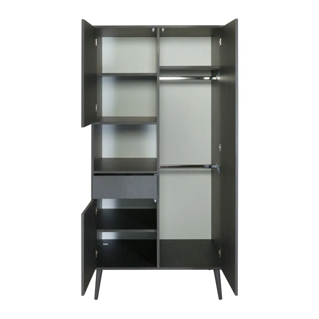 Quax Schrank - Cocoon, Farbe: Eboni