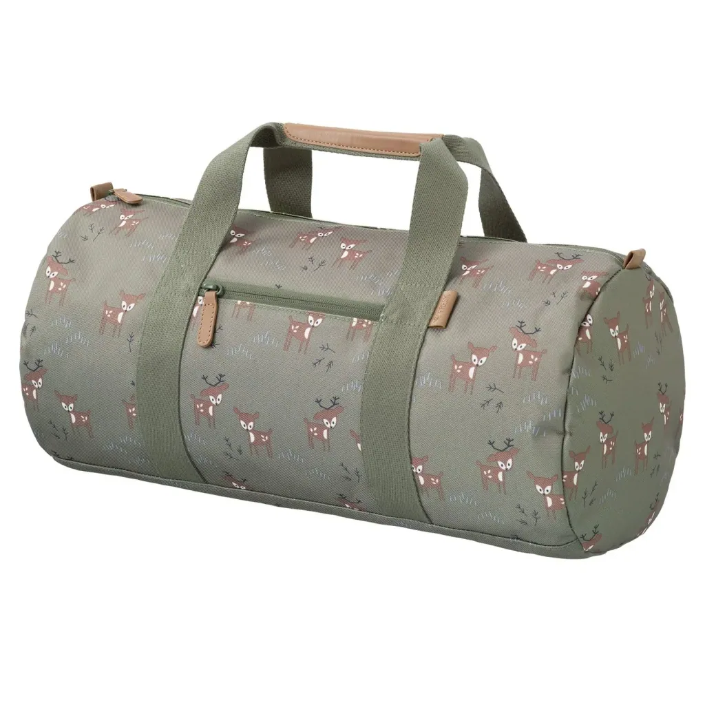 Fresk Reisetasche, Weekender Tasche, kleine, 42x21,5x21,5 cm, Farbe: Hirsch oliv