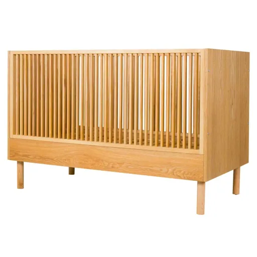 Quax HAI NO KI Babybett umbaubar Esche natur 70 x 140