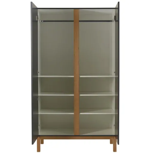 Quax Indigo 2 türiger Schrank schwarz
