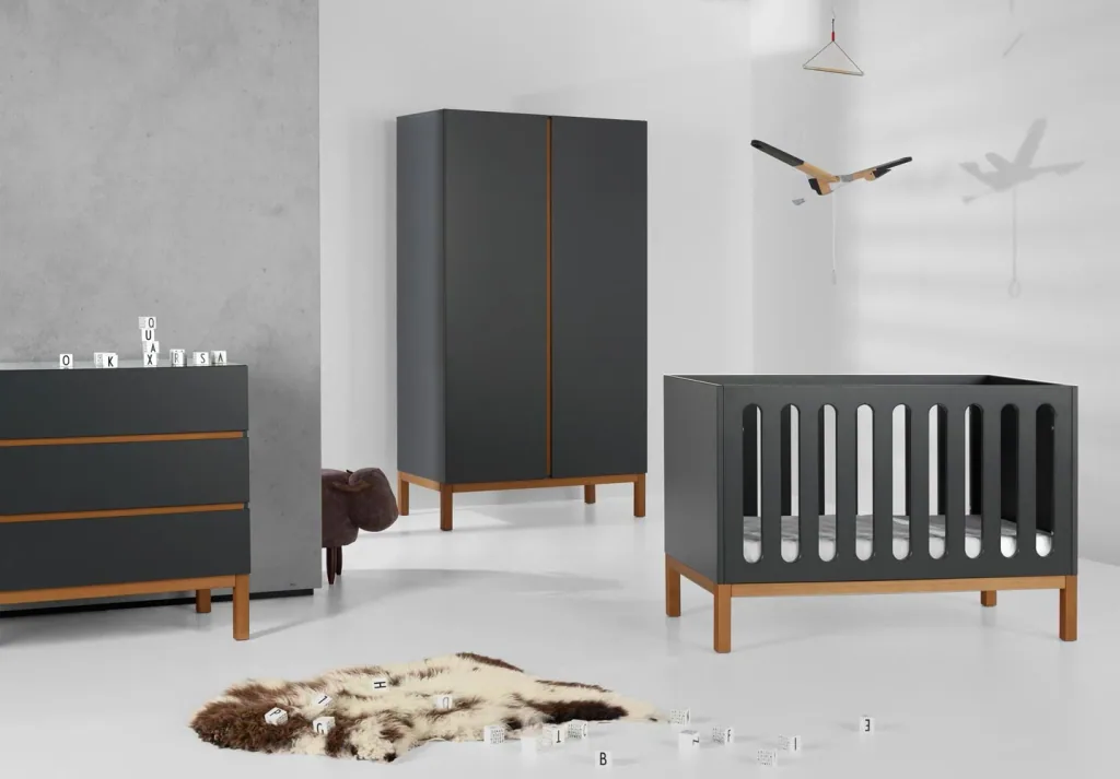 Quax Indigo 2 türiger Schrank schwarz