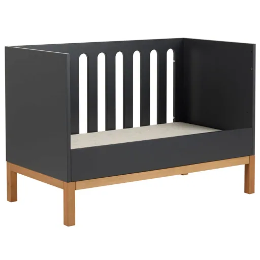 Quax Indigo Babybett 60x120 cm schwarz