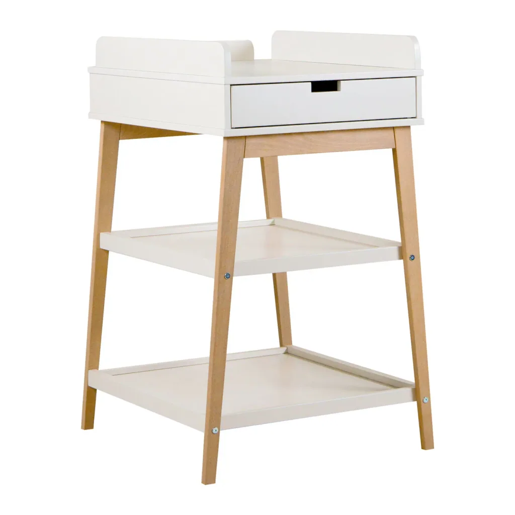 Quax Wickeltisch - Hip mit Schublade, Farbe: Clay Naturel