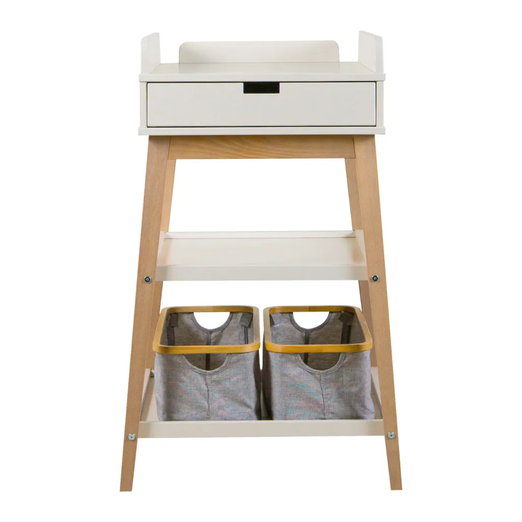 Quax Wickeltisch - Hip mit Schublade, Farbe: Clay Naturel