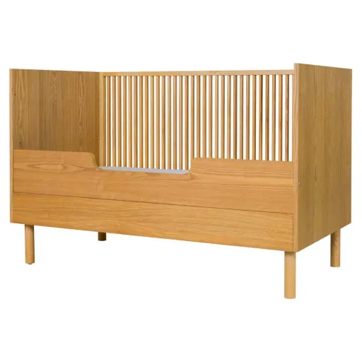 Quax HAI NO KI Rausfallschutz für Babybett Esche natur 70 x 140