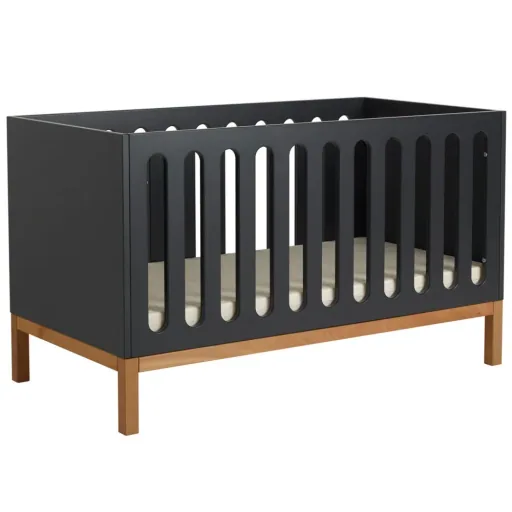 Quax Indigo Babybett 70x140 cm schwarz
