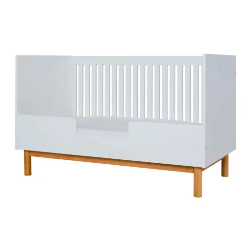 Quax Mood Babybett umbaubar weiss 70 x 140