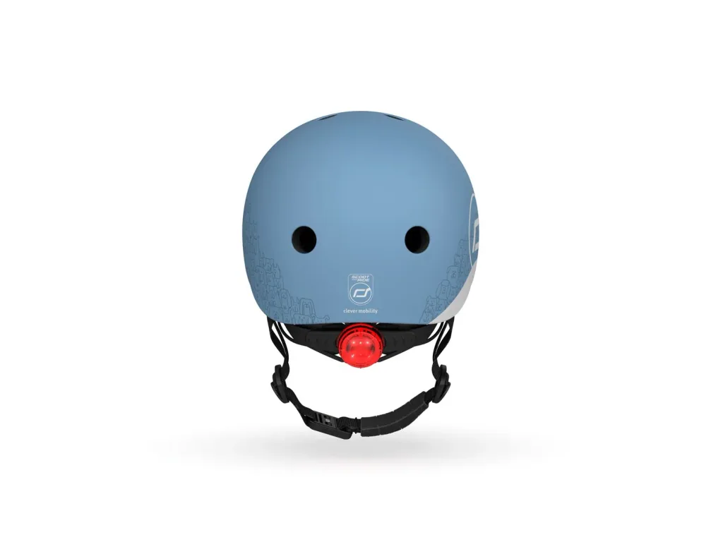 Scoot & Ride Reflective Helm, Roller Helm XXS-S, Farbe: Steel