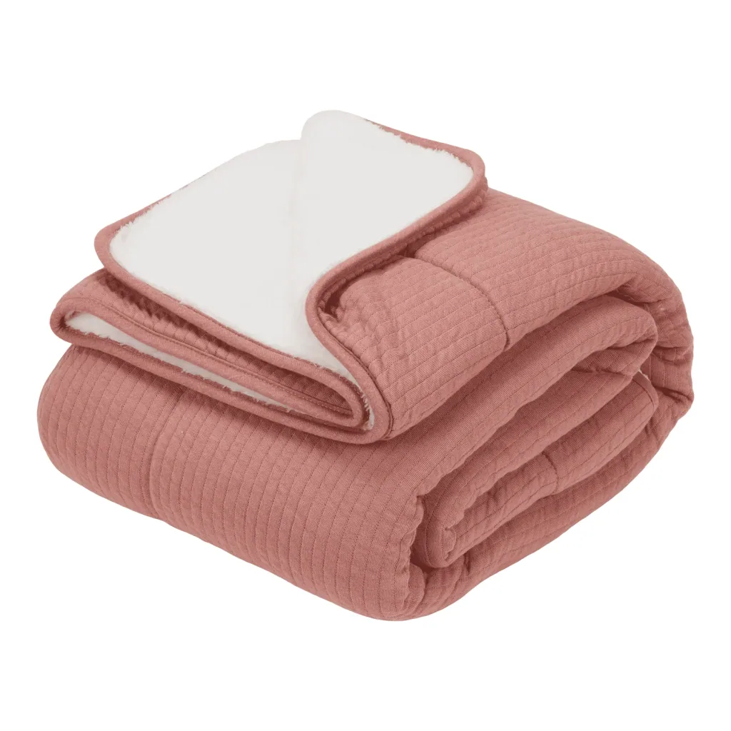Little Dutch Kinderbettdecke - Pure, Farbe: Pink blush